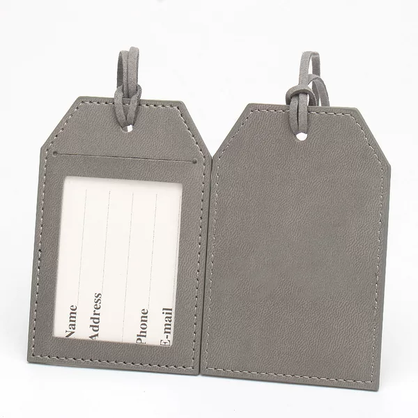 New plain luggage tag personalized travel anti-lost identification card set super-moving string creative LOGO advertising