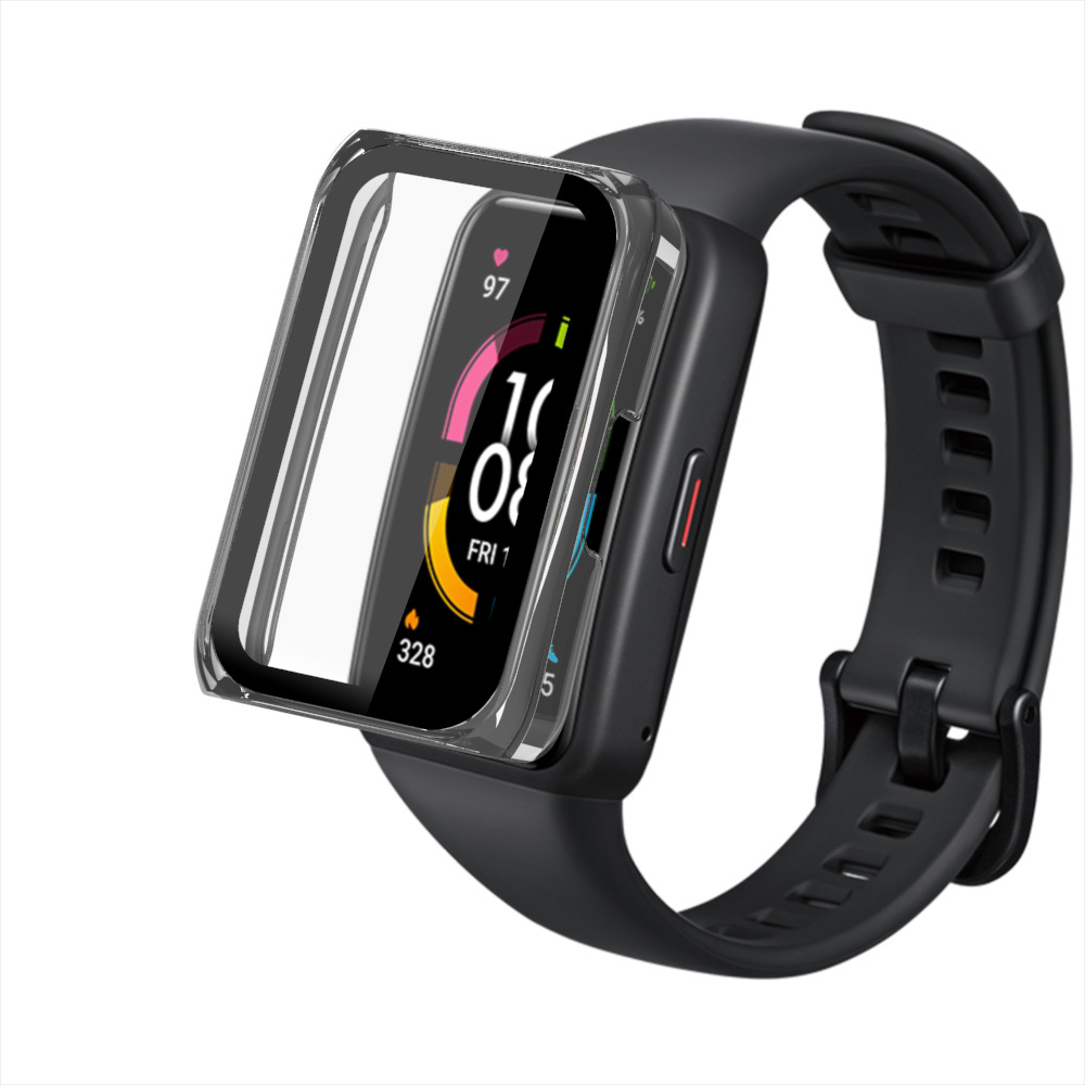 Honor Band 6/7 Protective case is compatible with oppo watch free PC tempered glass integrated case details Picture
