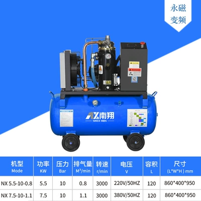 Nanxiang Permanent Magnet Variable Hava kompressorları - 220v-permanent-magnet-z55-10-08