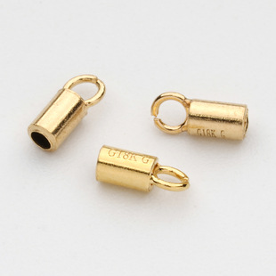 18K Gold Chain Tail Chain Buckle Au750 Clip Buckle DIY Accessories Accessories Factory Direct Sales