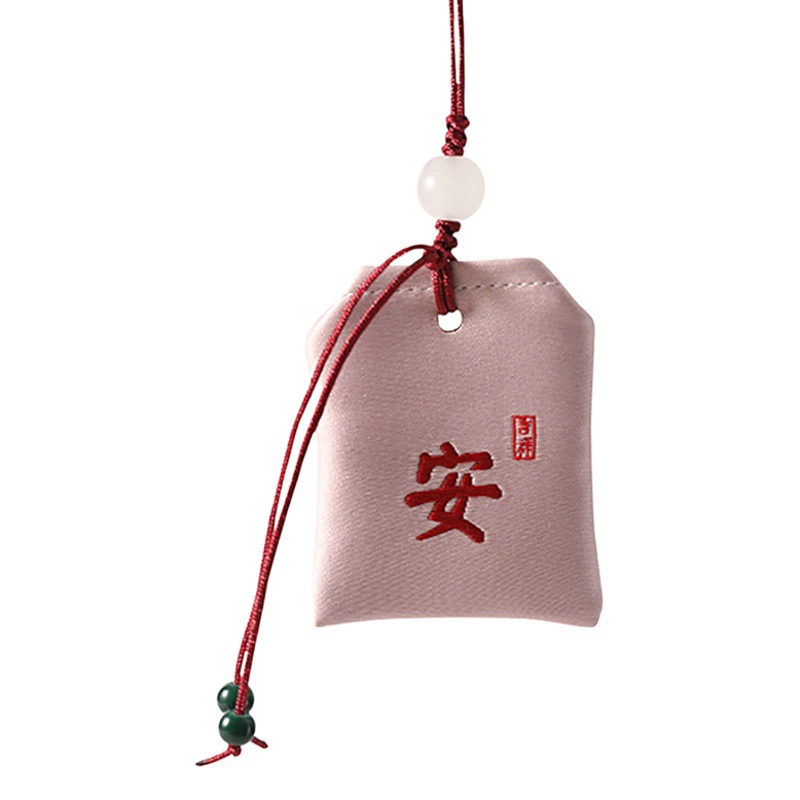 Саше в китайском стиле Putuo Mountain, сумка для удачи, подвесной на шею, ретро, ​​портативный амулет мира, кулон, пустой мешочек в древнем стиле.