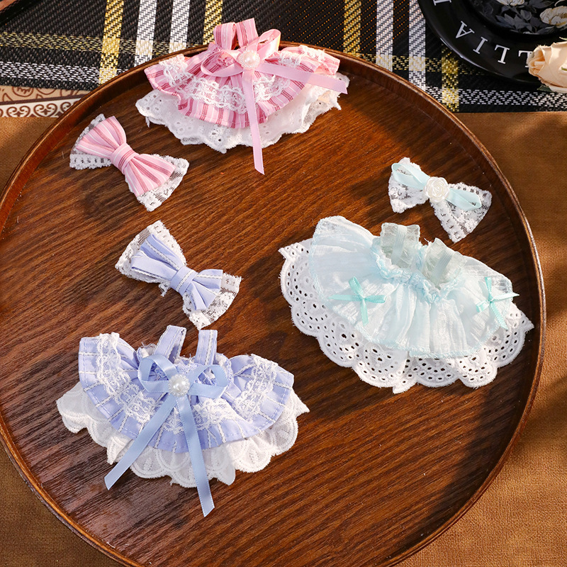 New Cotton Doll Clothes 10-15cm Cotton Doll Clothes Cute Lace Outfits Without Bows Trendy New Cotton Doll Clothes 10-15cm Cotton Doll Clothes Cute Lace Outfits Without Bows Trendy