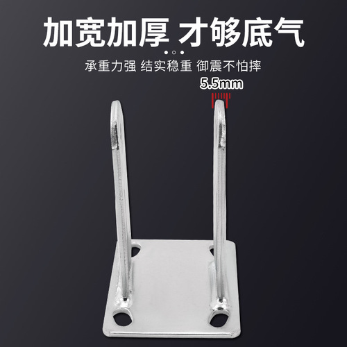 Wholesale heavy duty thickened 4568 inch trolley universal caster trailer bracket wheel accessories shelf brake pulley