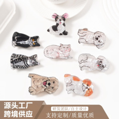戈蕾思饰品萌宠大合集猫咪小狗抓夹休闲百搭动物发夹鲨鱼夹女发饰