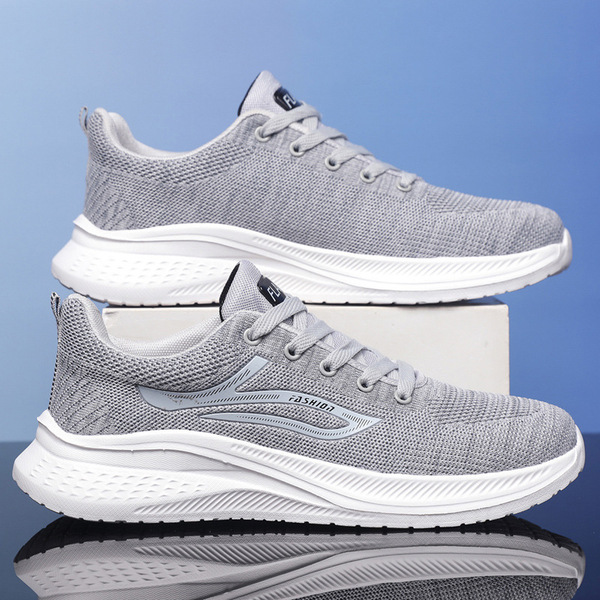 Lightweight demi-season casual breathable running sneakers for men…
