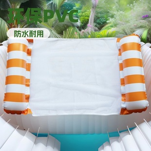 Cross-Border Popular Inflatable Floating Mat Pvc Water Hammock New Pool Float New Sofa in Stock with High Buoyancy