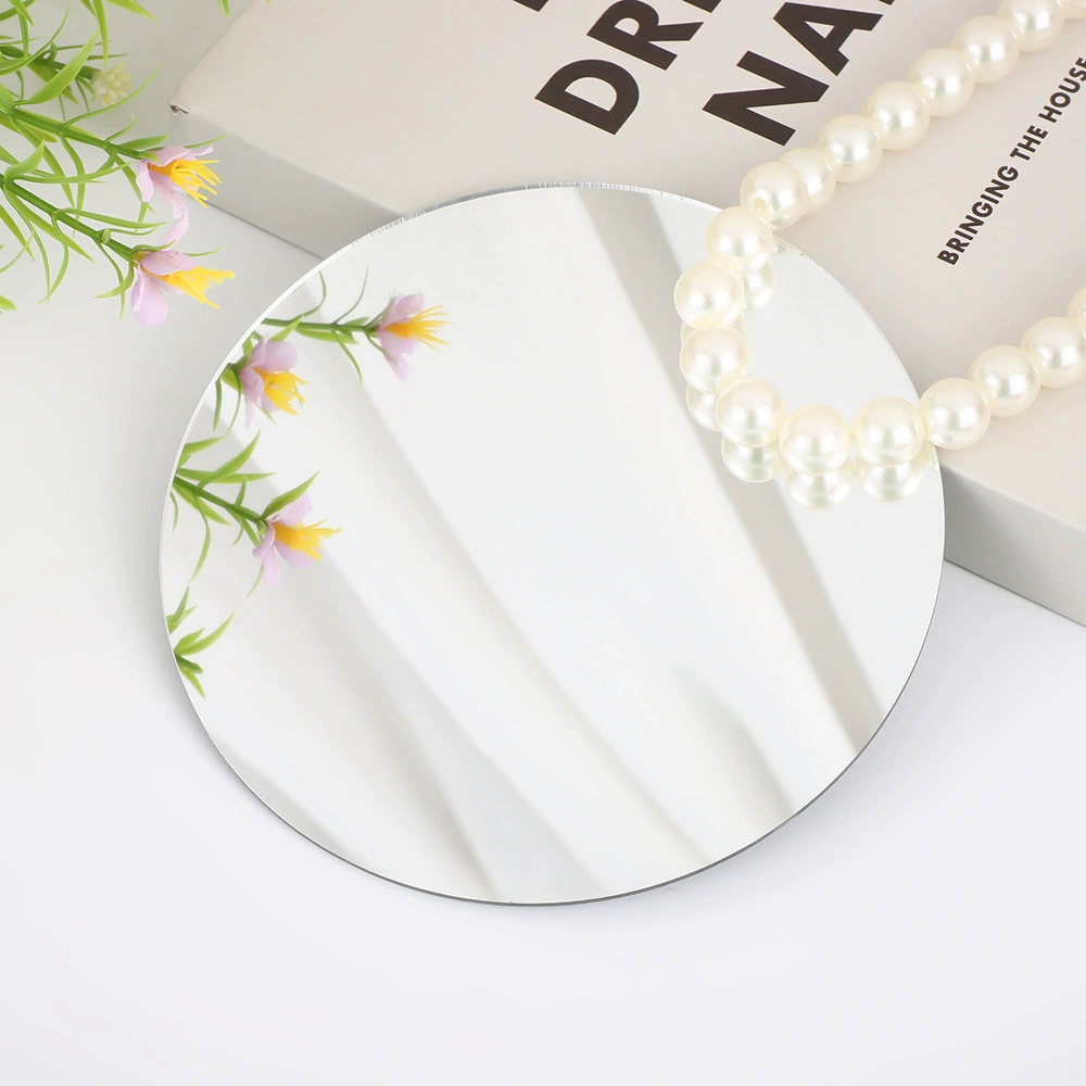 Безрамные круглые акриловые зеркальные наклейки на стену, производство зеркал на заказ, оптовая продажа, высококачественные зеркала