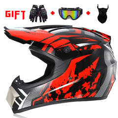 Foreign trade specializes in electric vehicle helmets for men, full-cover racing motorcycle helmets, mountain downhill helmets, gloves and goggles included