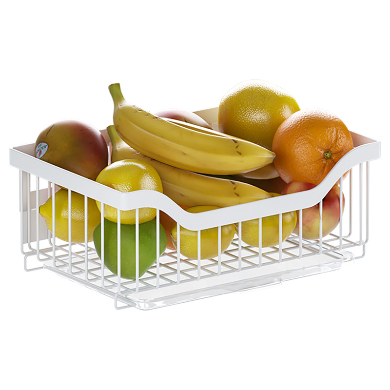 免安装水果篮浴室墙壁置物篮厨房蔬菜金属沥水篮壁挂多功能果蔬篮