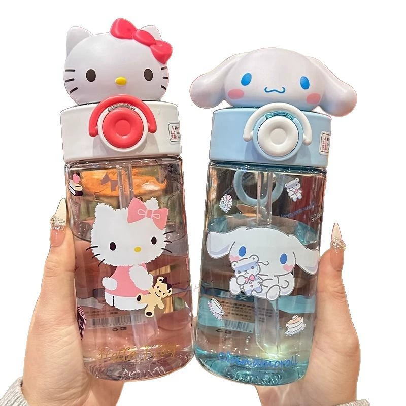 Children's high quality handheld summer straw with glass