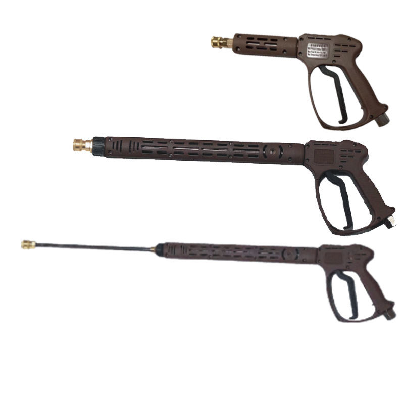 虎啸F型高压清洗机水枪耐压250公斤多种枪尾接头搭配陶瓷阀芯喷枪