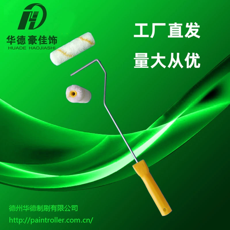 4-дюймовый желтый провод акриловый волосатый большой палец 10 см 26-41 ручка барабанная щетка европейский маслостойкий сердечник