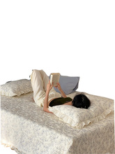 TR3K批发双面纯棉绗缝夹棉床盖床单三件套床罩床垫榻榻米垫全棉夏