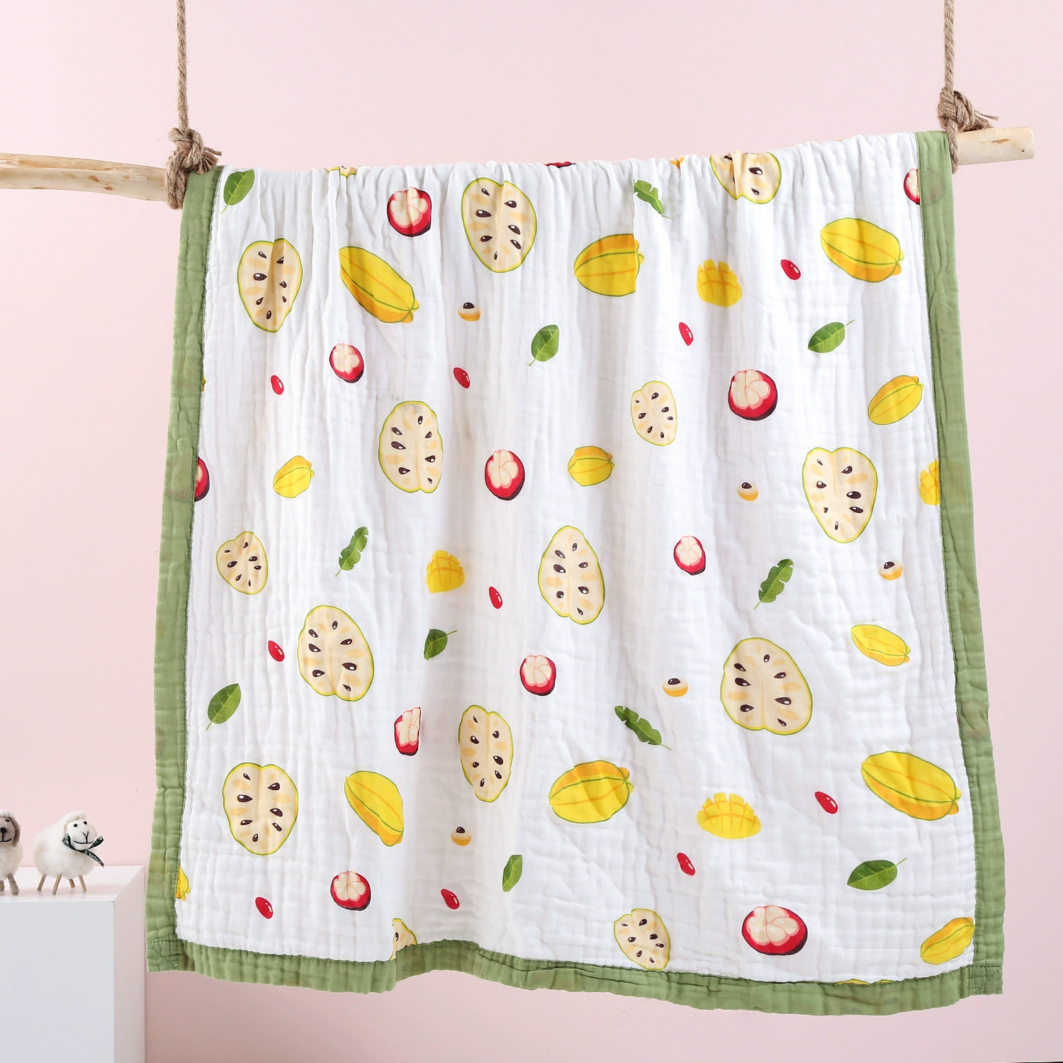 Children's gauze soft bath towel, duvet for new born, water absorbent