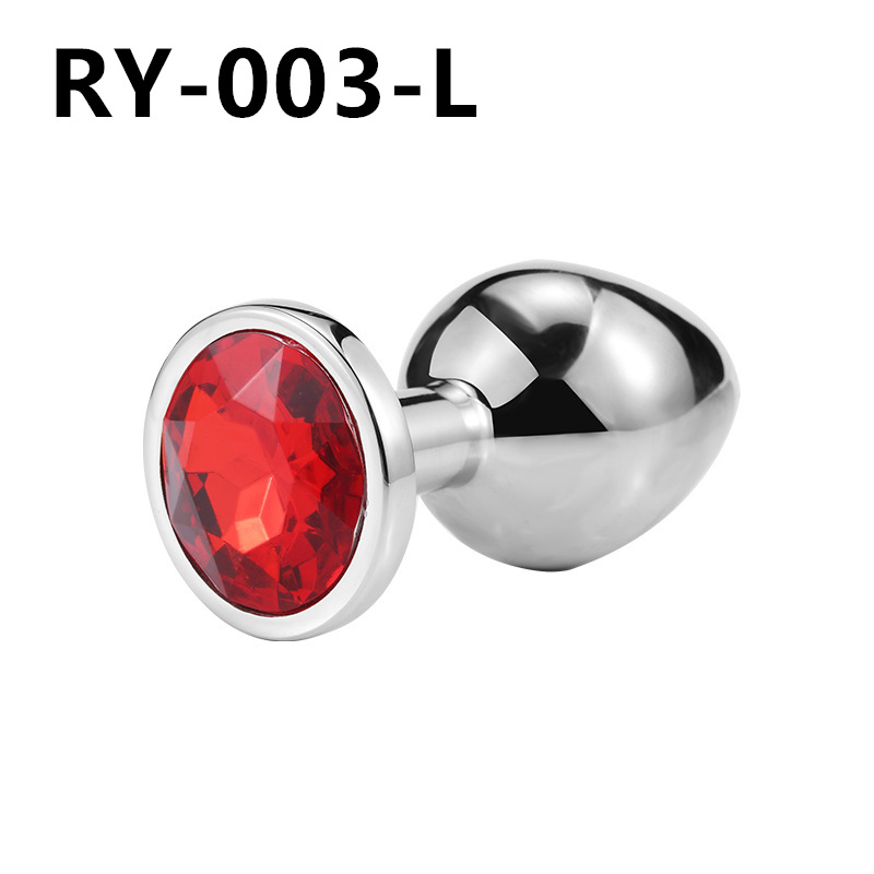 Volver corte metal anal plug adulto hombres y mujeres SM compartir masturbación clímax sexy anal plug adulto suministros pequeño mediano grande