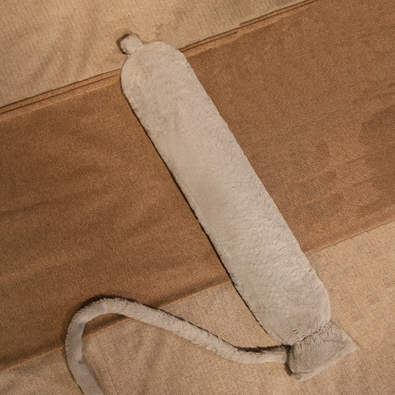 Bolsa de agua caliente alargada en invierno, bolsas de mano calientes largas con inyección de agua, bebés calientes de tamaño grande, colcha de estómago, almohada larga