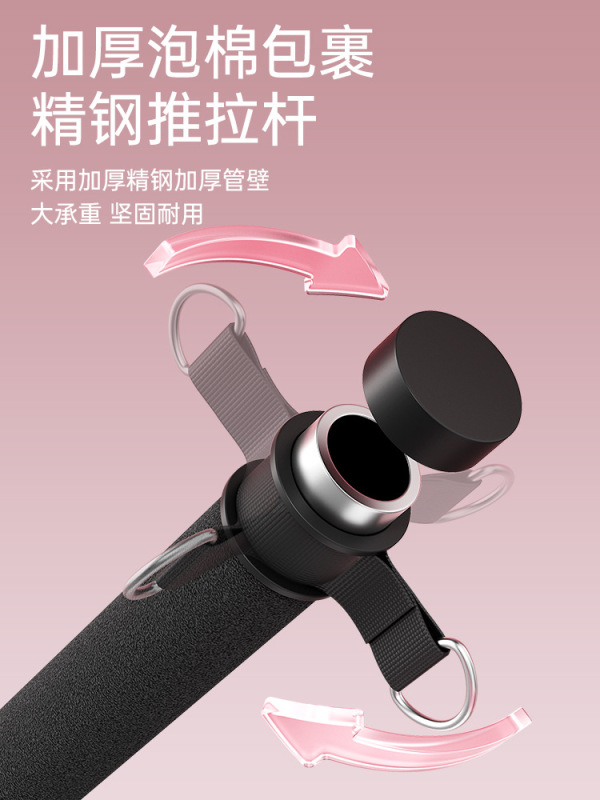 ストレッチロープ家庭用フィットネス女性は背中を引いて腰の運動器材を背にして肩の首のヨガのストレッチベルトの弾力を鍛えます。|undefined