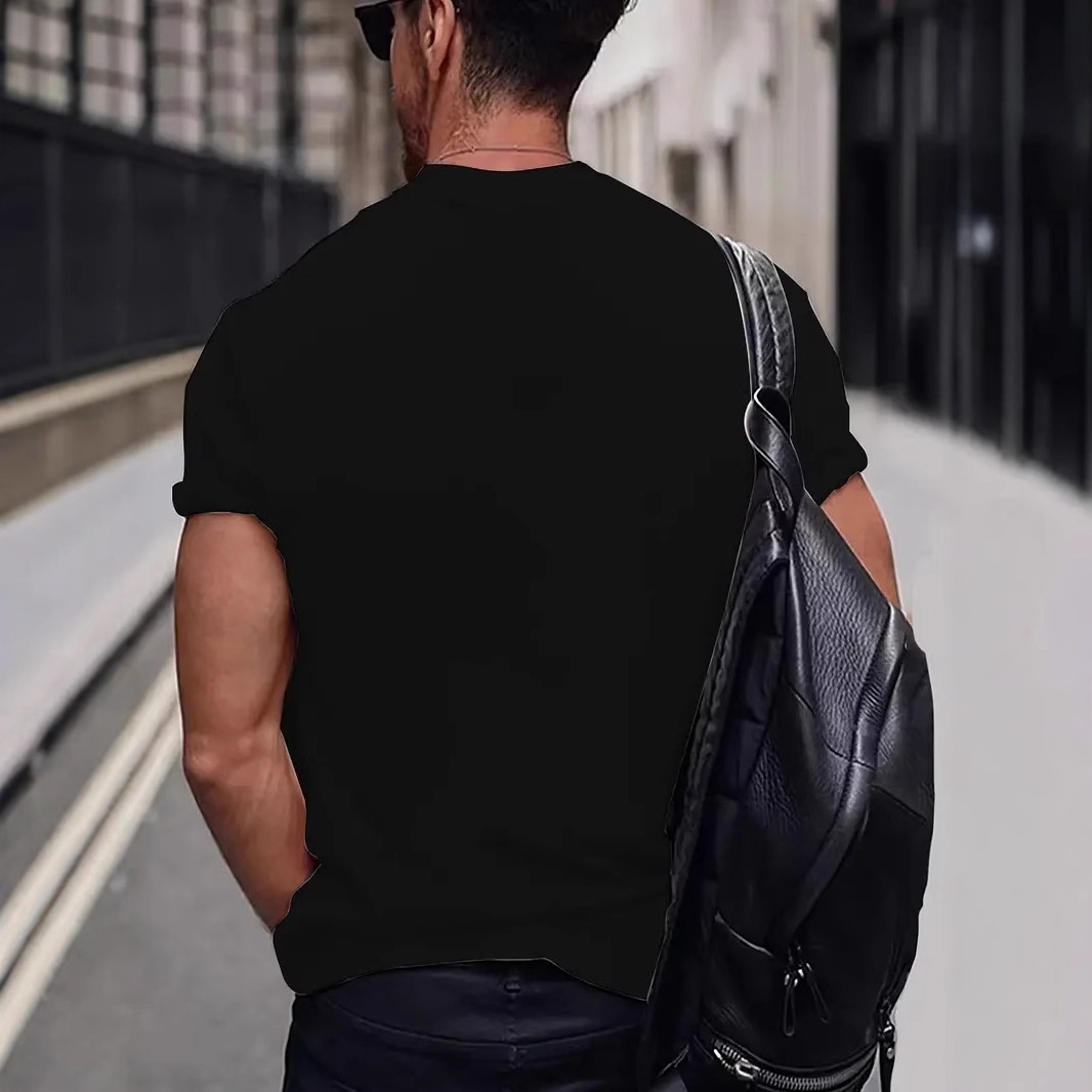 Playa Colorful Graffiti Skateboarding Dog 3D Printed Hombres Street Fashion Amplio hombro recto manga corta cuello redondo camiseta