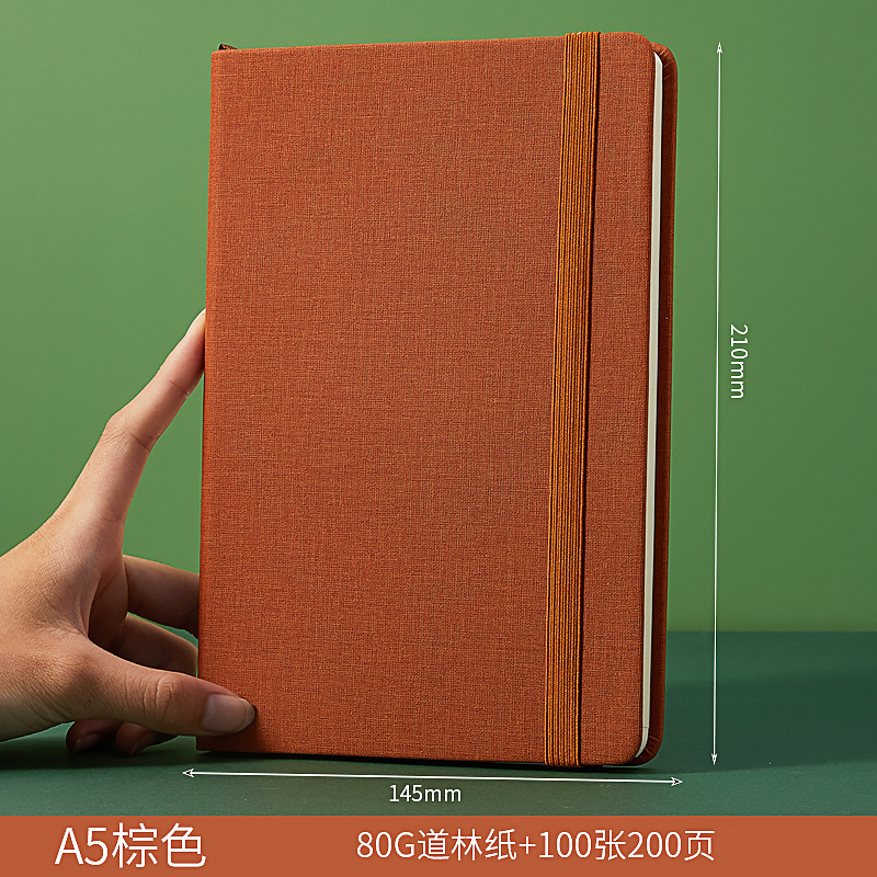 跨境a5绑带笔记本定制可印logo商务办公记事本高颜值日记手账本|undefined