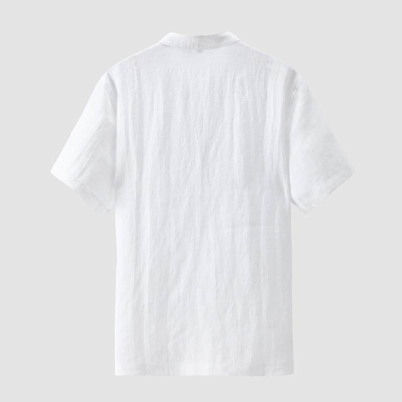 爸爸裝中國風t恤男短袖潮流t袖男裝寬松亞麻半袖唐裝上衣服男