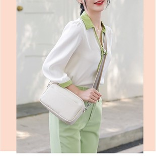 �r��Ůʿ�������μ�б�����֦�y��ɫPUб�汳��Ҹ�¿�����l�¿�