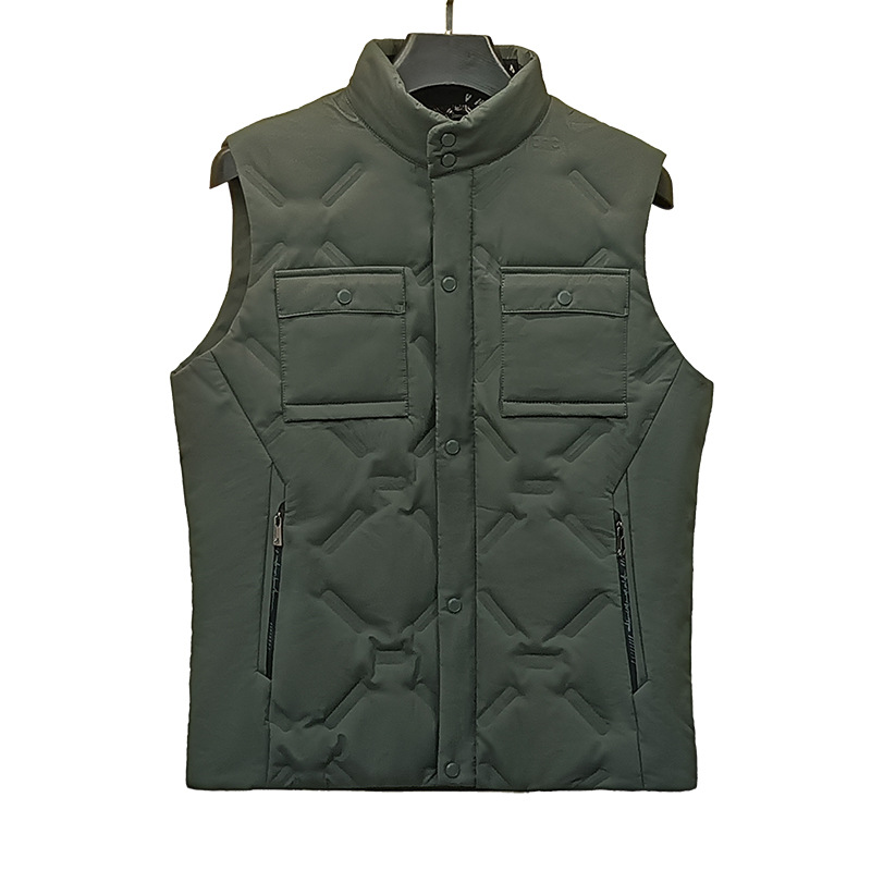 밀리터리 그린 23343 다운 베스트