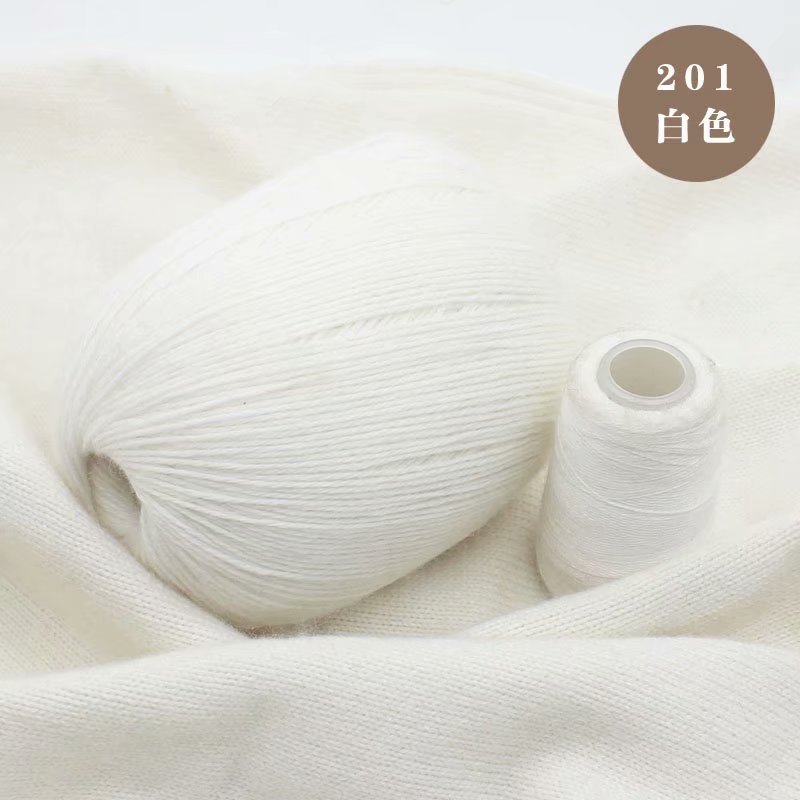 Hilo de Cachemira tejido a mano al por mayor bebé anti-pilling conejo lana medio grueso lana DIY lana tejida bufanda suéter