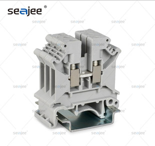 Supply Terminal row UK5N copper parts UK-5N4MM square meters combination voltage line terminal guide rail type non-slip Wire flame retardant