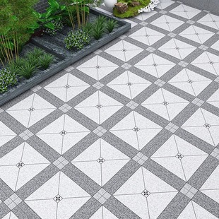 Yard villa courtyard paving stone mosaic 600x 600 floor tile garden terrace non-slip paving stone tile frost resistance