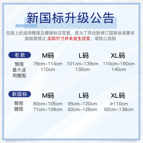 Anerkang long-lasting dry adult diapers for the elderly and night use maternity diapers Aner M/L/XL 60 tablets