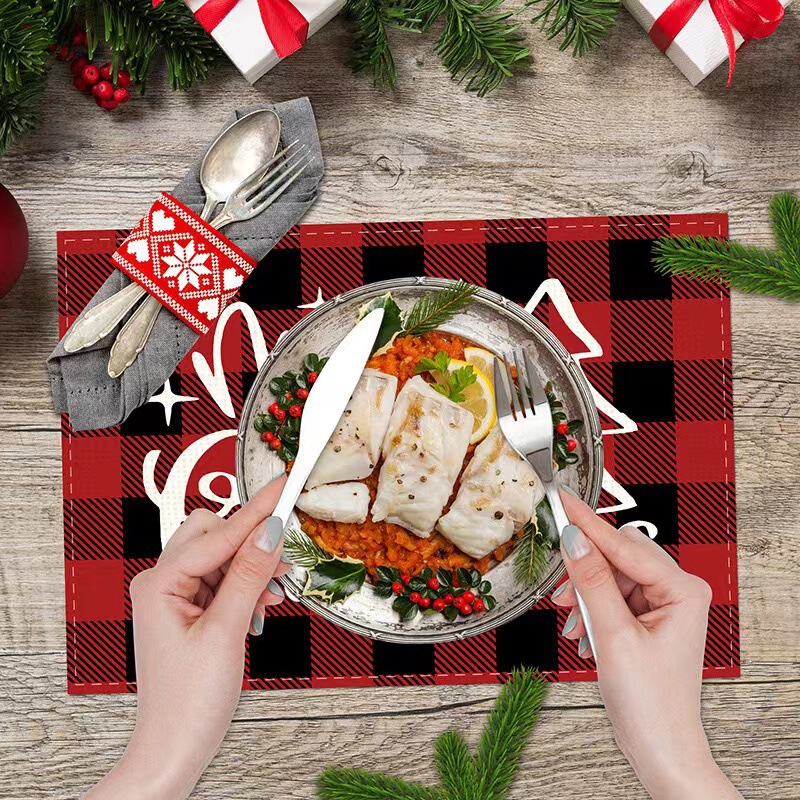 アマゾンの人気商品冬の食事マットクリスマスの食事マット|undefined