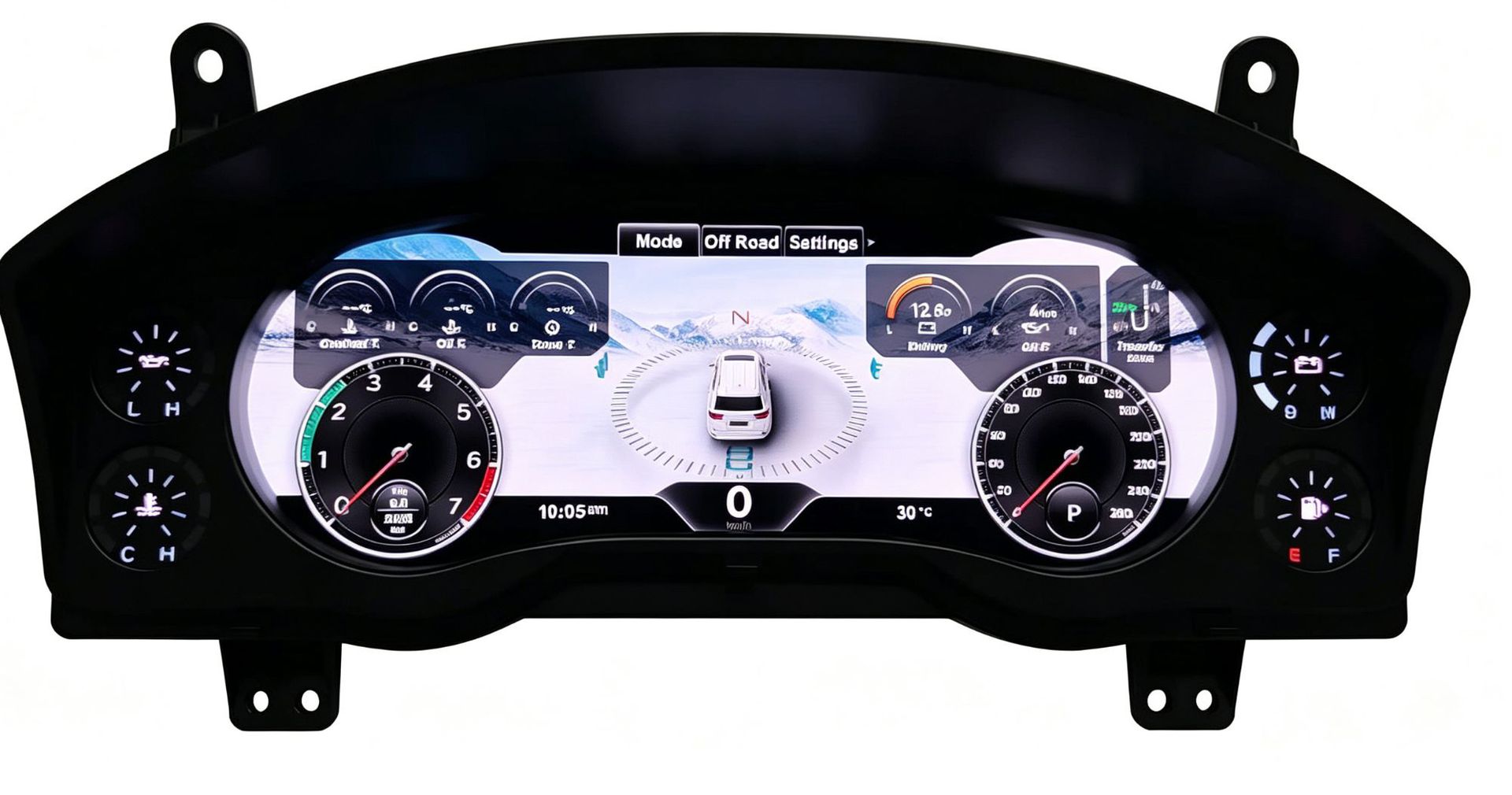 Suitable for Land Cruiser Lc200 Full Lcd Instrument Panel 12.3inch Non-Destructive Direct Plug-In Virtual Cockpit Instrument Assembly