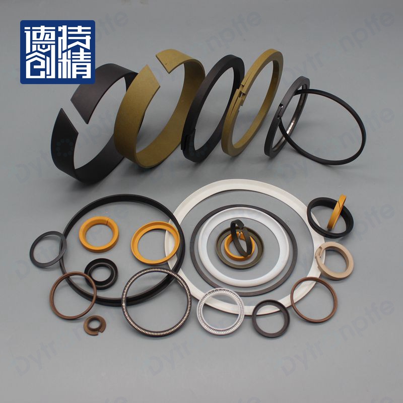 德创 四氟泛塞封密封圈 PTFE填充料轴封 V型弹簧泛塞封 旋转轴封