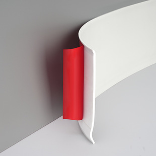 Baseboard Self-Adhesive Decorative Strip Without Nailing Self-Adhesive Base Line Surface Mounted 10cm Normcore Living Room Pvc Edge Line