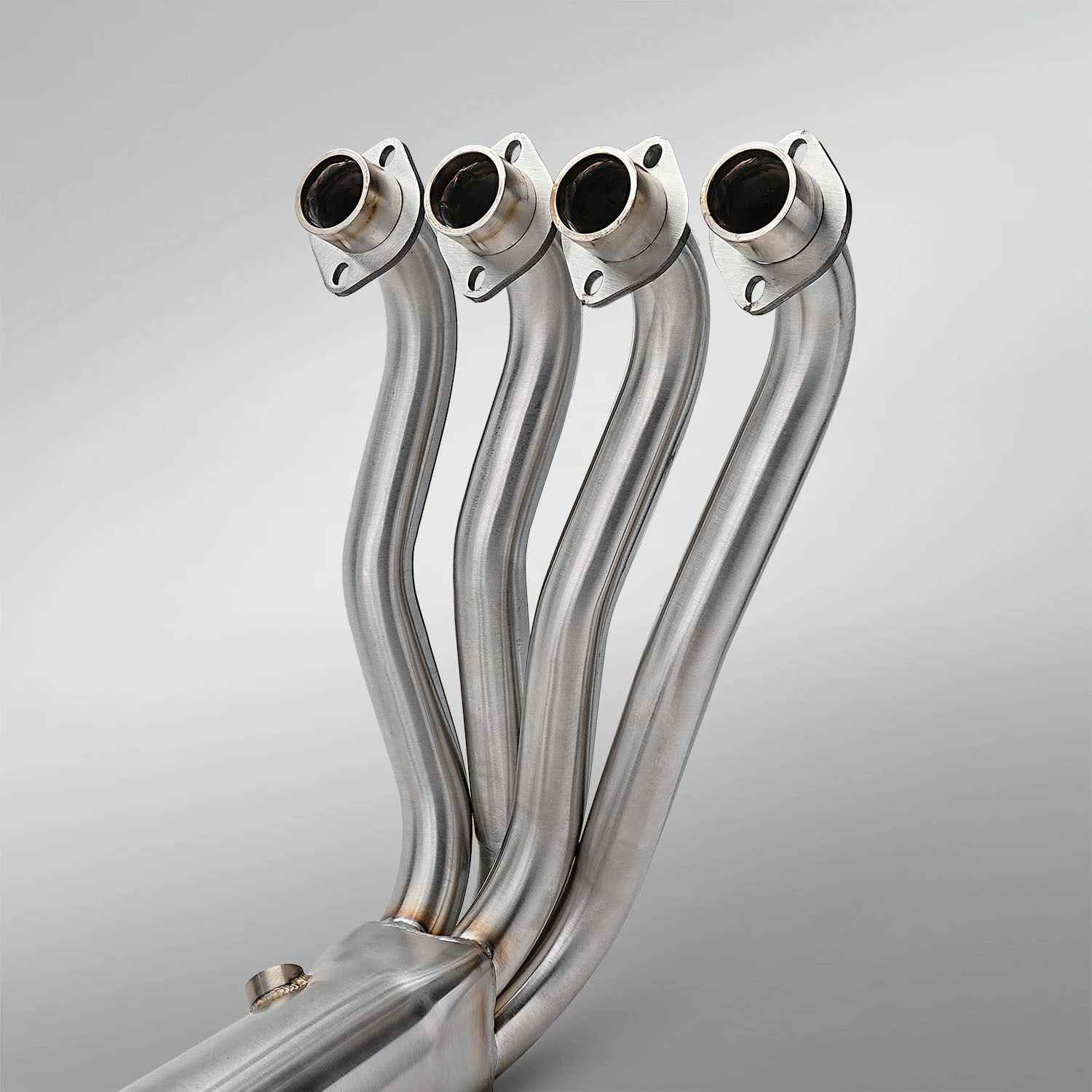 Suitable for ZXMOTO Zhangxue 500RR motorcycle exhaust pipe modification, front section stainless steel 60MM non-destructive installation