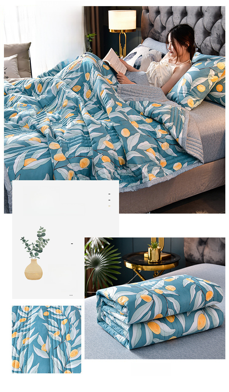 Postage Delivery Gift Bag] Small Fresh Water Washing Summer Cool Quilt Air Conditioned by Live Broadcast Explosions Supply of One Piece