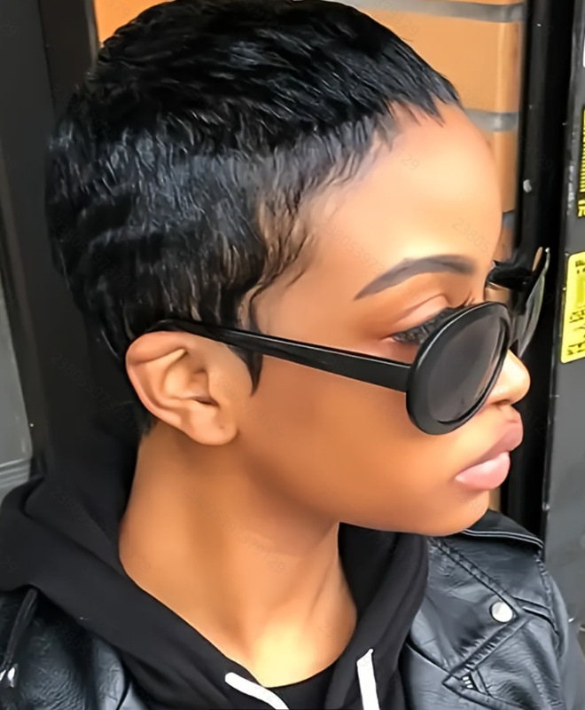 クロスボーダー新しいアマゾン黒人かつらヨーロッパとアメリカのウィッグファッション女性のショートカーリーヘア化学繊維ヘッドギアメーカー卸売|undefined