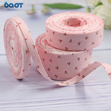 樱桃条纹丝带压布条织带领结蝴蝶结宠物牵引绳项圈礼品包装布丝带