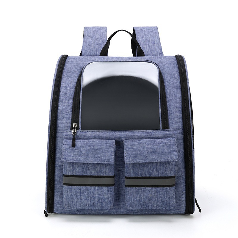 Bolsa para gatos para mascotas Fuera de la maleta portátil para mascotas Bolso para mascotas transpirable de viaje Bolso para mascotas Bolso para gatos con tirantes de gran capacidad