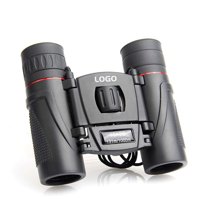 工厂批发10x22双筒望远镜 高清高倍手机拍照儿童望远镜 微光夜视