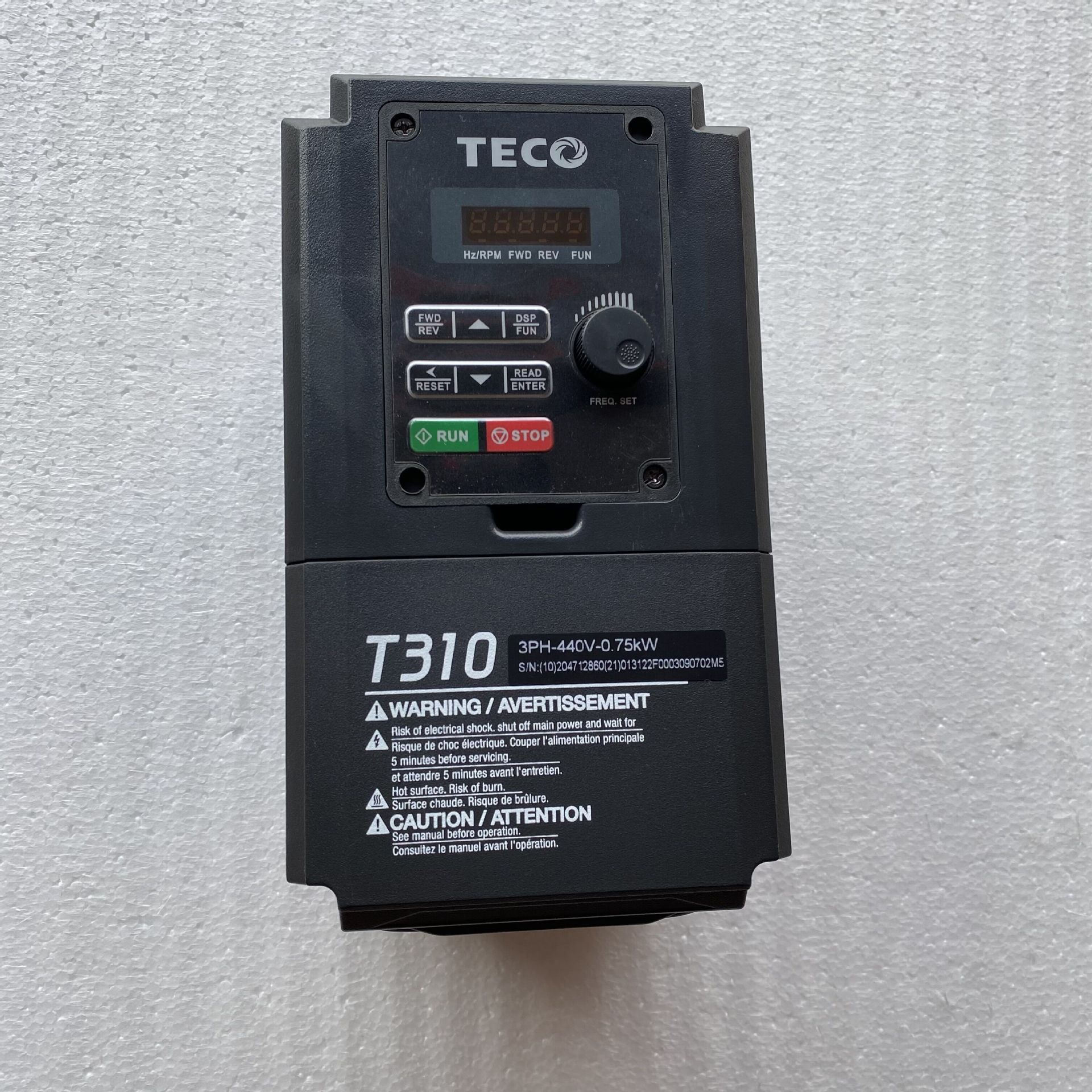 东元变频器TECO T310-4001-H3C  3PH380-440V