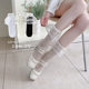 Lace Bow Socks Women's Spring and Summer Thin Ballet Stocking Hollow Lace Japanese Style Sweet Calf Stockings