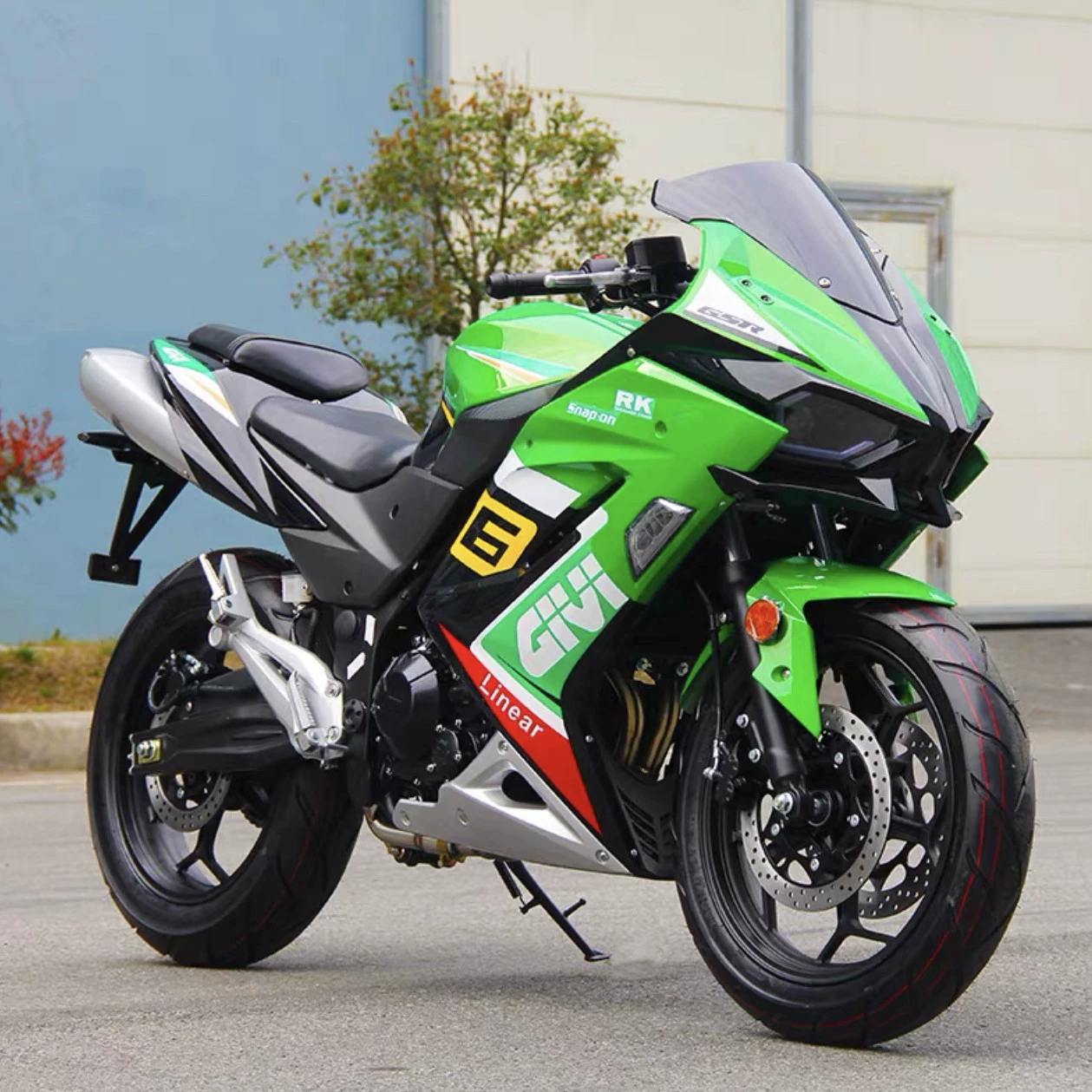 Отечественный мотоцикл Kawasaki H2, спортивный двухколёсный мотоцикл на новом топливе, двигатель 150 карбюратор