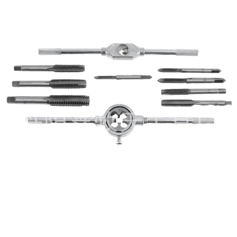 Tap die traje herramientas de hardware mano tapping llave die Twist métrica tapping set Paquete de descuento