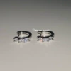 A1613 straight needle white earring 1 piece