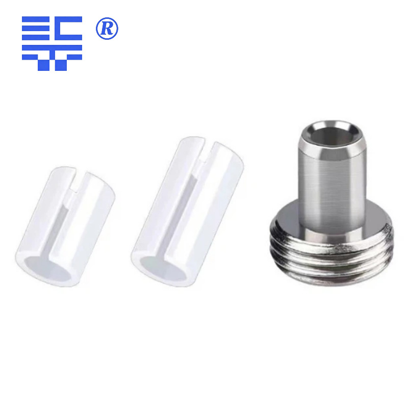 Red light pen accessories, metal pen tip with ceramic core, 7mm fiber optic pen tip accessories, 5mm ceramic sleeve