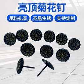顶亮菊花钉仿古建筑门钉箱包配件大头钉图钉家具沙发箱柜铜泡钉
