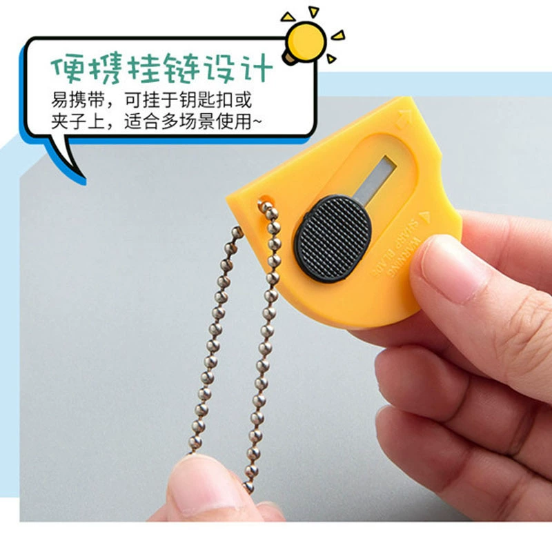 Small handheld plastic pocket knife for students, Birthday gift