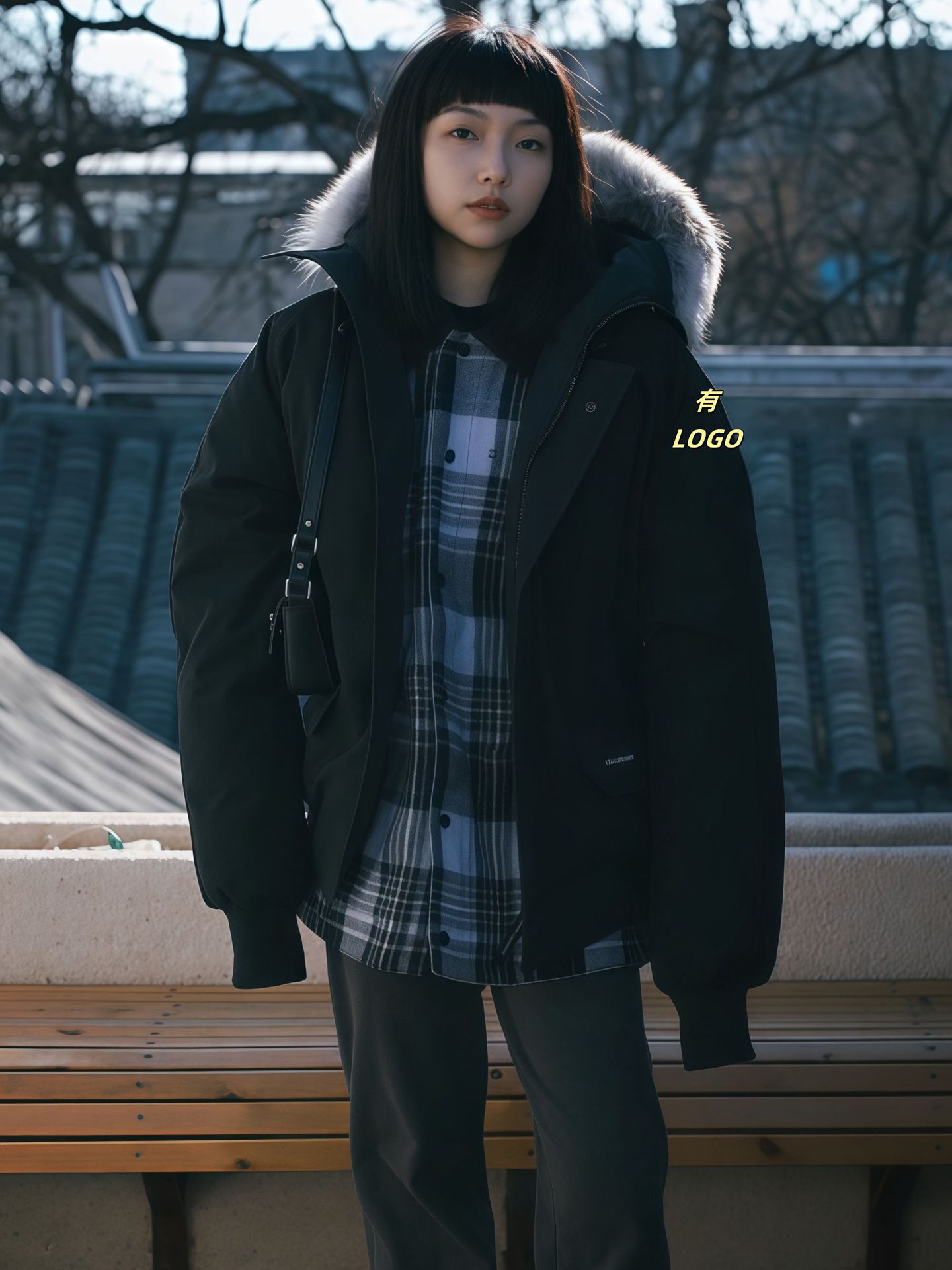 21 울프 퍼 블랙 [남녀 동일 스타일]
