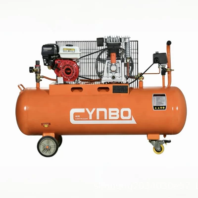 Jianbao 2065-50L 7Hp Gasoline Engine Driven Air Compressor Auto Repair Spray Paint High Pressure Mobile